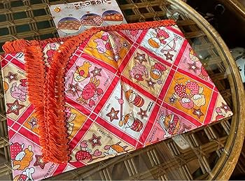 昭和♡レトロ　こたつ布団 カバー175cm×175センチ Amazon.co.jp: 昭和レトロ コタツ上掛カバー ニット 格子柄